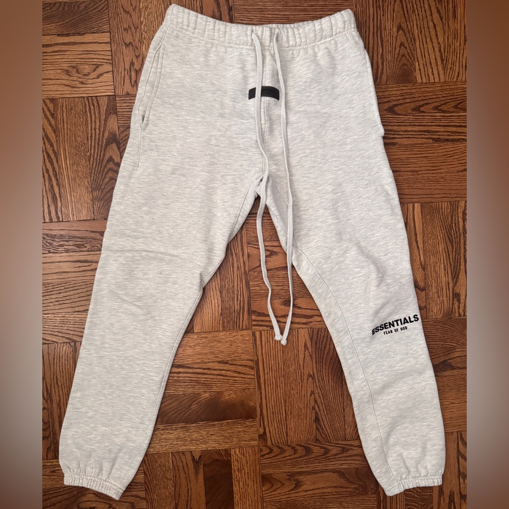 Essentials Fear of God Light Gray Joggers